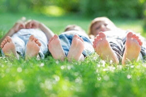Children and Walking Barefoot While Indoors
